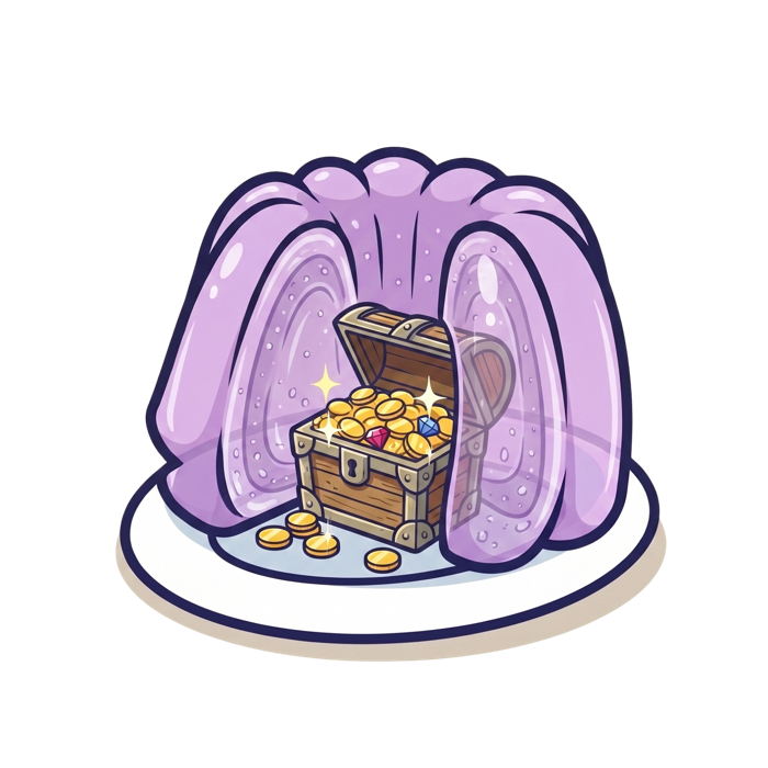 pudding, opened